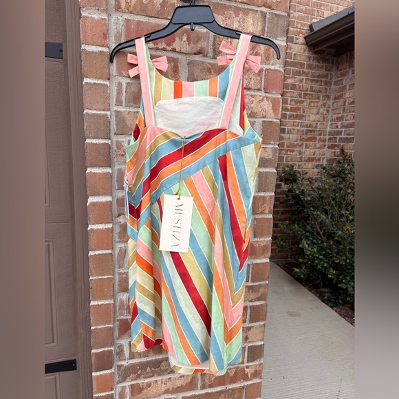 Mestiza New York Payton Cabana Stripe Minidress Medium NWT - Picture 8 of 10
